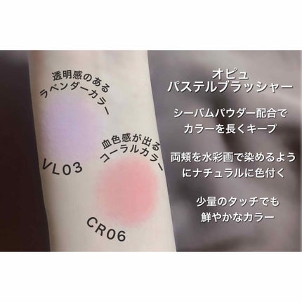 アピュー パステルブラッシャー/A’pieu/パウダーチークを使ったクチコミ(2枚目)