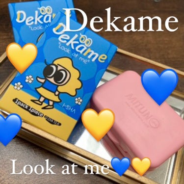 #PR MITUNOLENSサポーター投稿💙💛
今回いただいたのは
DekameシリーズのLook at me🫰👀🌼
ポップなパケから可愛い〜！！
カラーは3色。
DIA:14.5mm
着色直径:13.