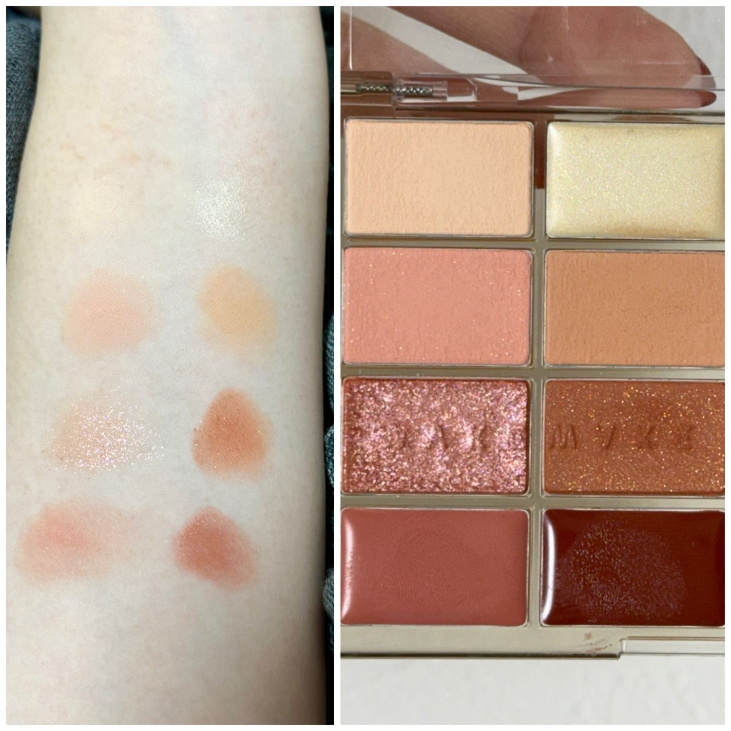 ソフトブラーリングアイパレット/wakemake/アイシャドウパレットを使ったクチコミ(2枚目)