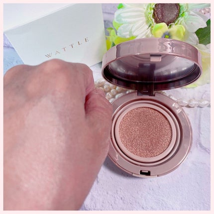WATTLEクッションファンデーション/WATTLE/クッションファンデーションを使ったクチコミ(5枚目)