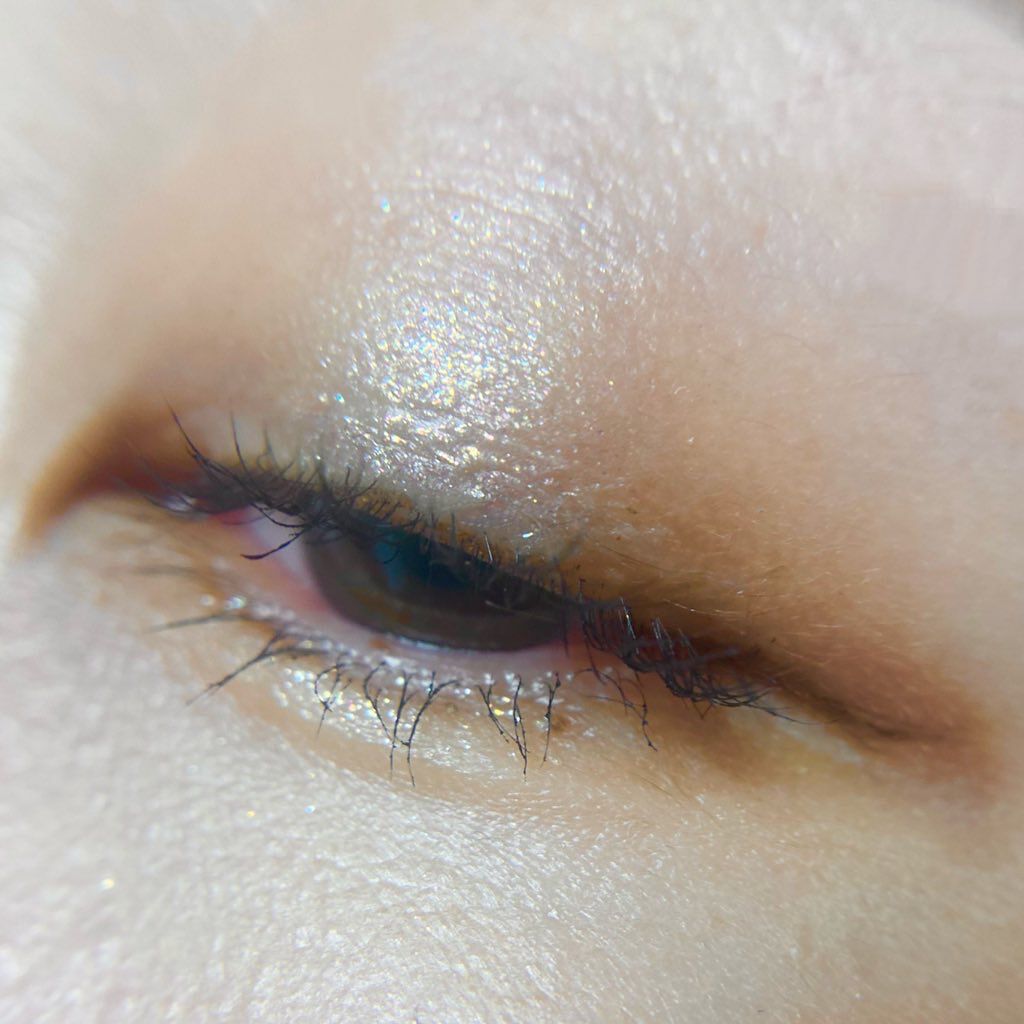 グリッター シャドウ カラー/rom&nd/グリッターを使ったクチコミ(4枚目)