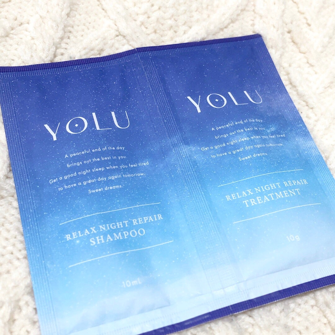 カームナイトリペアシャンプー/トリートメント/YOLU/市販シャンプーを使ったクチコミ(4枚目)