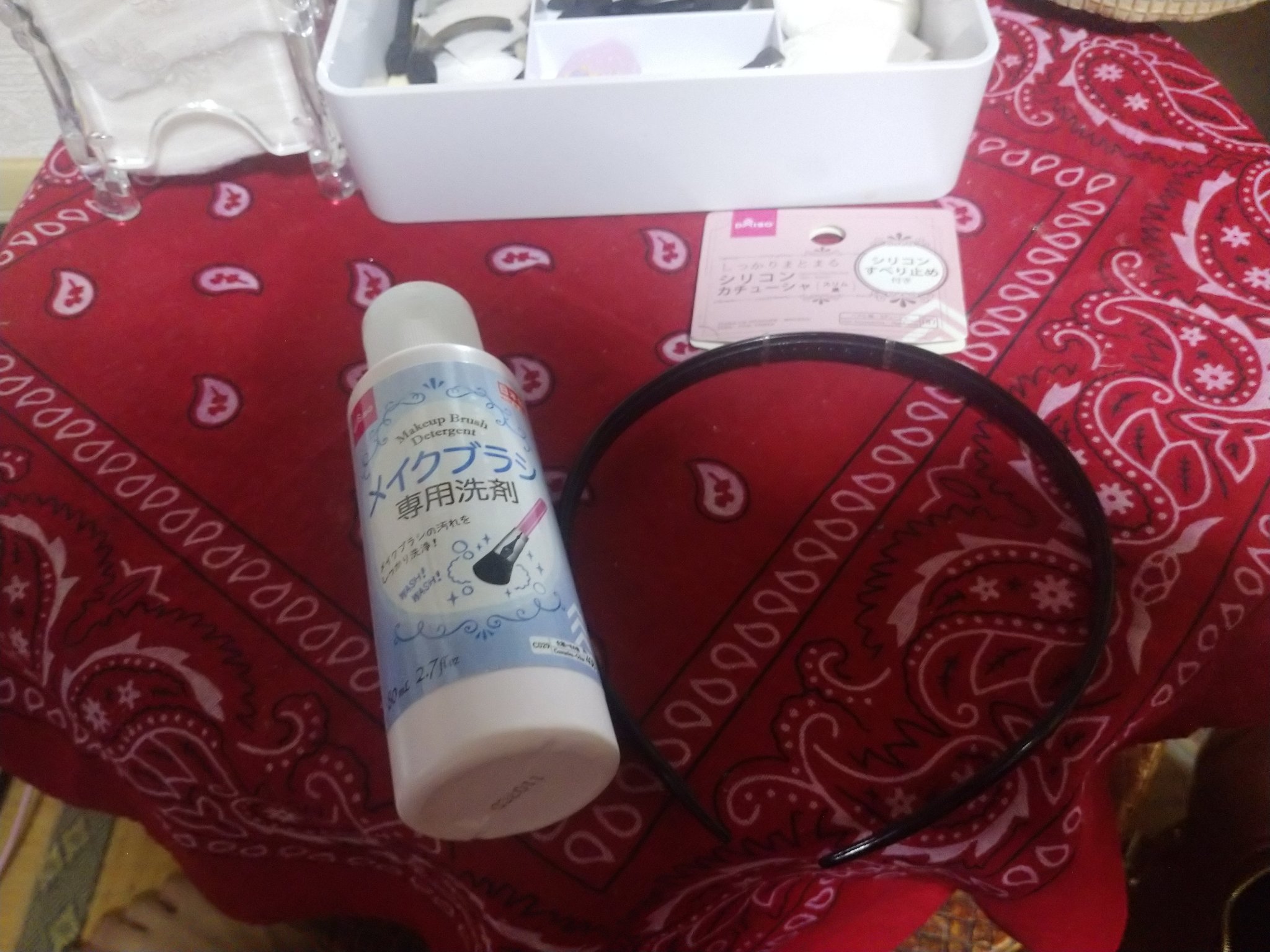 コーム付カチューシャ/DAISO/その他スタイリングを使ったクチコミ（1枚目）