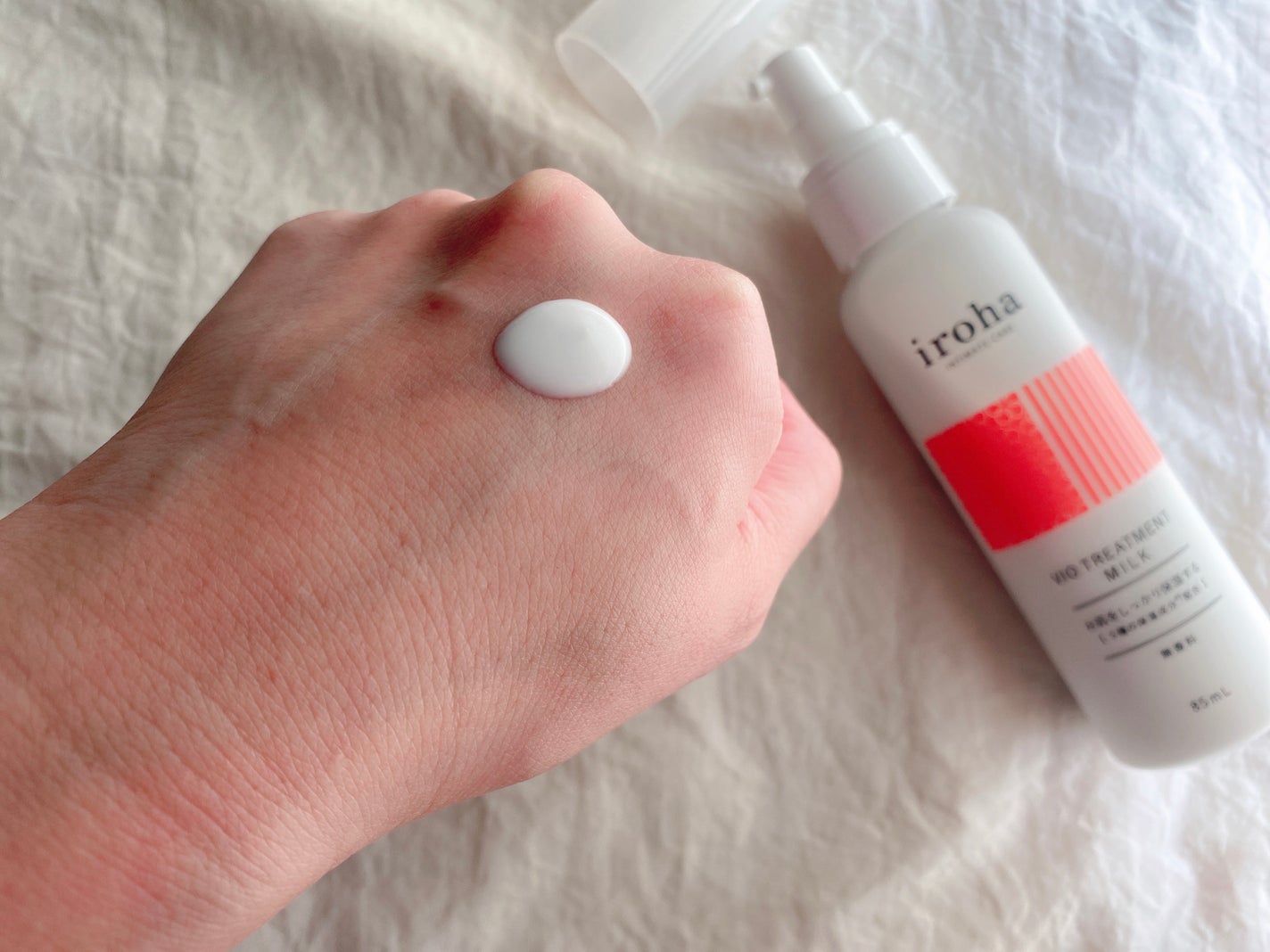 iroha VIO TREATMENT MILK /iroha INTIMATE CARE/デリケートゾーンケアを使ったクチコミ(2枚目)