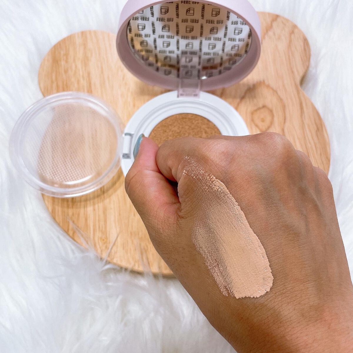 F5 リフレッシュクッション/keybo/クッションファンデーションを使ったクチコミ(4枚目)