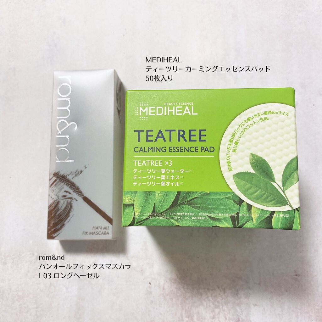 ティーツリーカーミングエッセンスパッド/MEDIHEAL/トナーパッドを使ったクチコミ（2枚目）