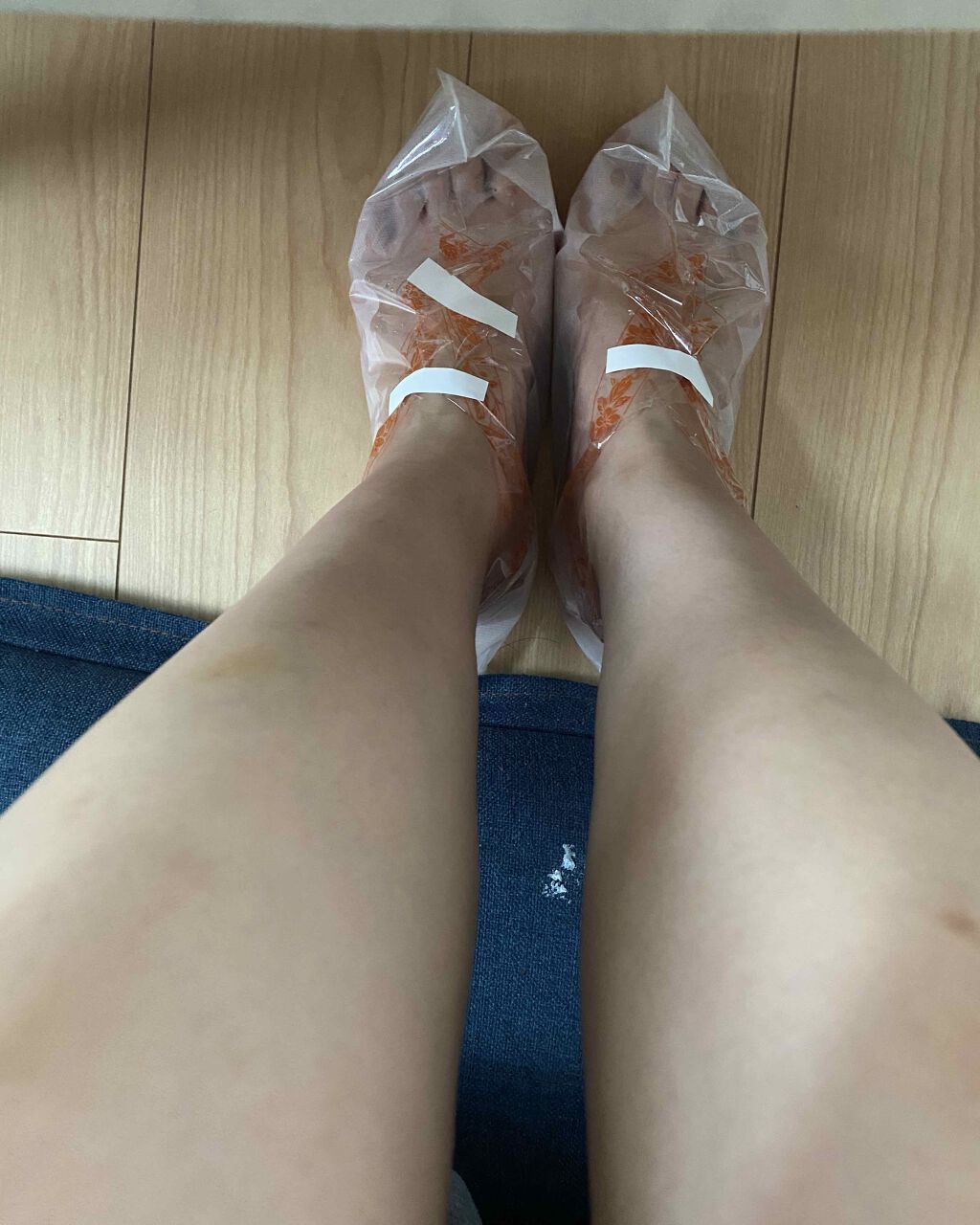 足裏角質パック ブラックミントの香り/EVERYYOU/レッグ・フットケアを使ったクチコミ(2枚目)