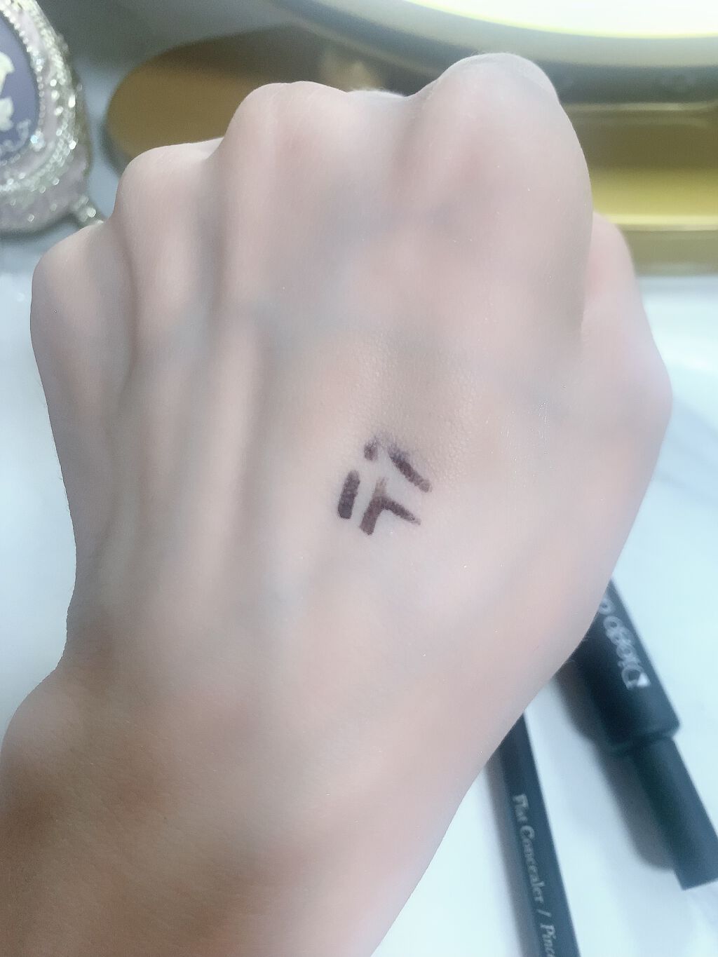 メイクアップストゥディオ ゼロ ダーク サークル インパーフェクション コンシーラー/Diego Dalla Palma/クリームコンシーラーを使ったクチコミ(3枚目)