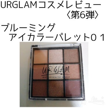 UR GLAM　BLOOMING EYE COLOR PALETTE/U R GLAM/パウダーアイシャドウを使ったクチコミ（1枚目）