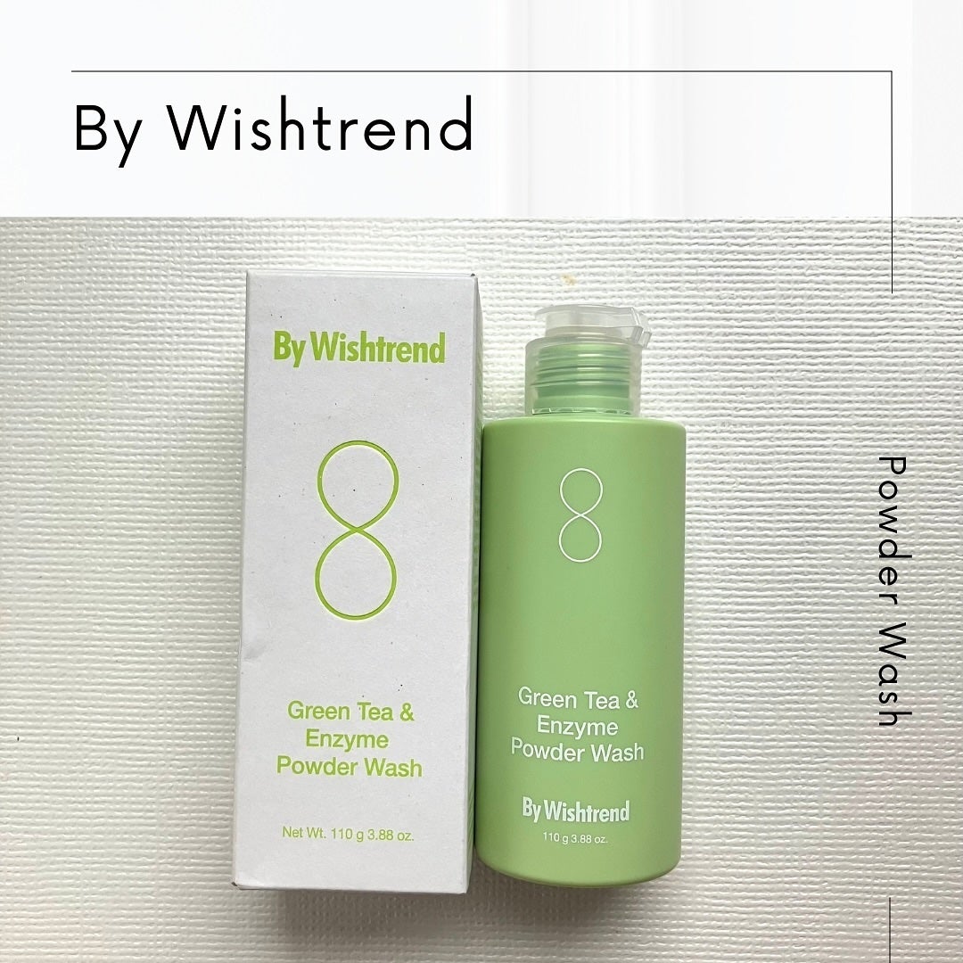 グリーンティー&エンザイムパウダーウォッシュ/By Wishtrend/洗顔パウダーを使ったクチコミ(1枚目)