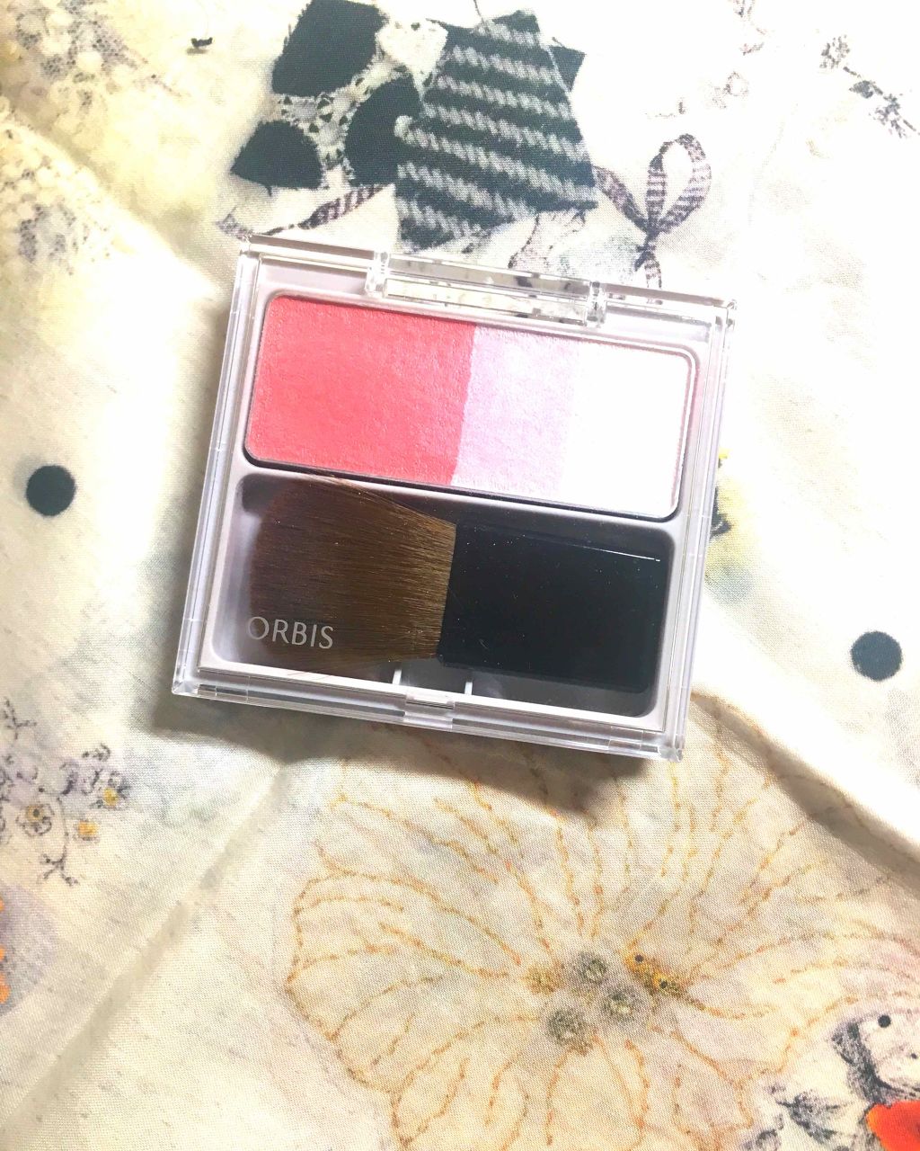 ナチュラルフィットチーク/オルビス/パウダーチークを使ったクチコミ（1枚目）