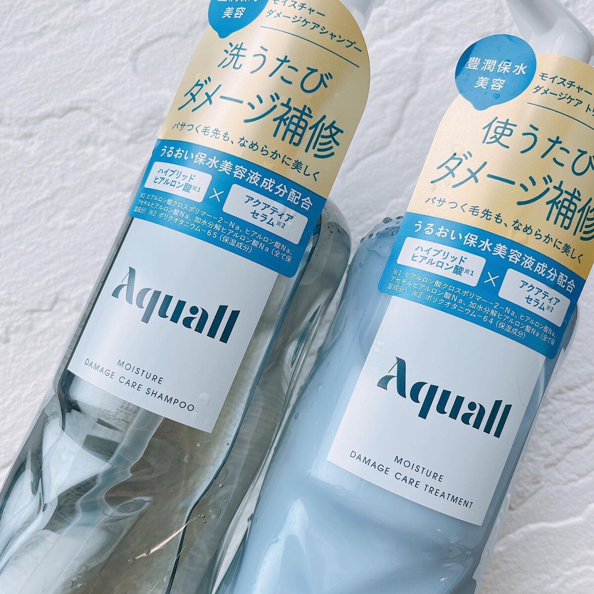 モイスチャーダメージケア シャンプー/トリートメント/Aquall/市販シャンプーを使ったクチコミ(1枚目)