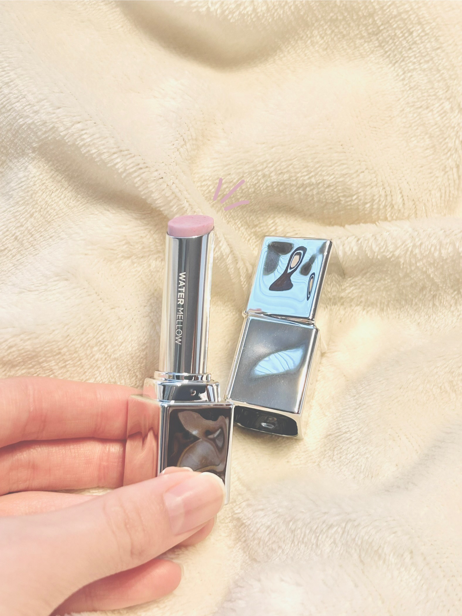 ウォーターメロウリップバーム 02 MAUVE BERRY (モーブベリー)　/TIRTIR(ティルティル)/リップバームを使ったクチコミ（2枚目）