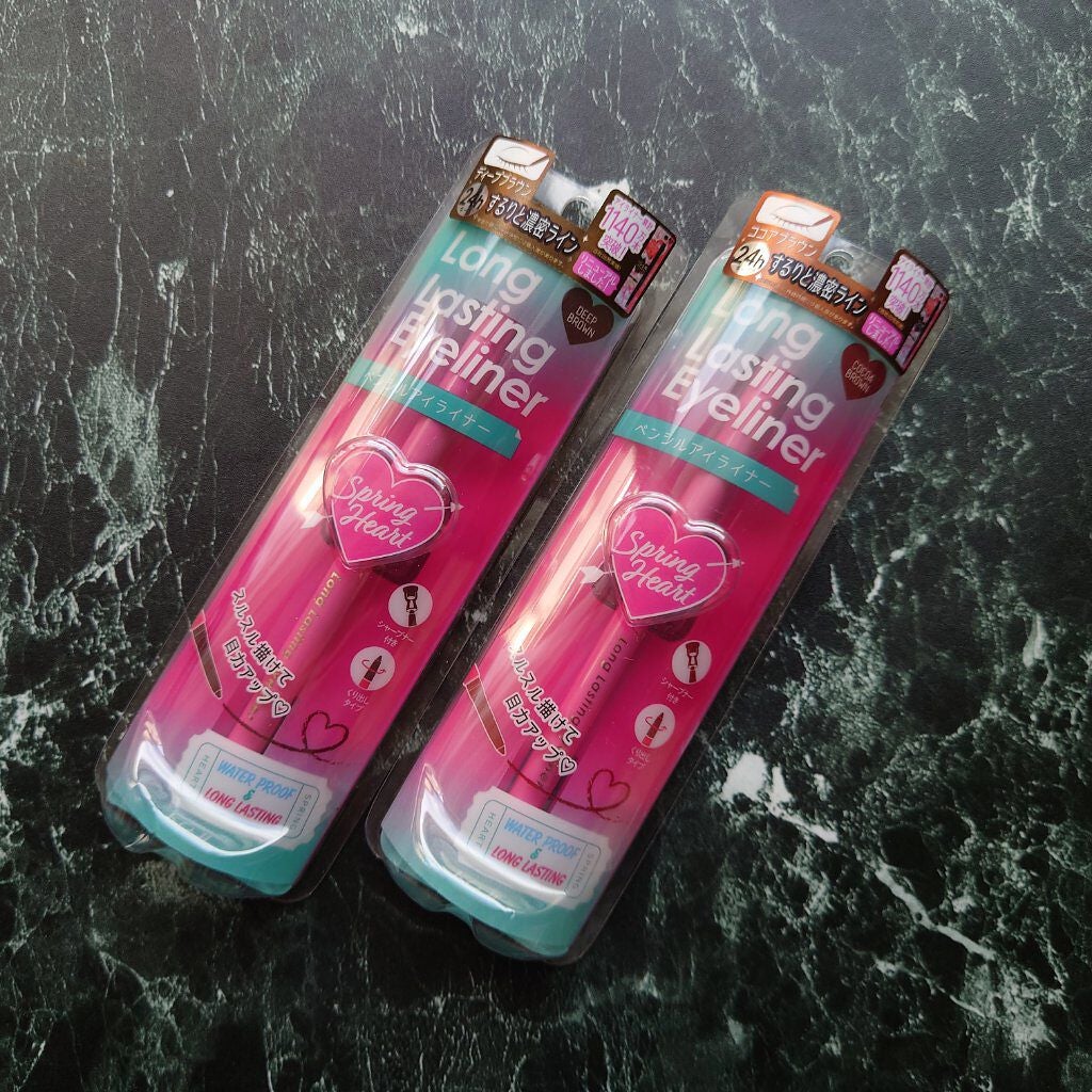 ロングラスティングアイライナー/スプリングハート/ペンシルアイライナーを使ったクチコミ(1枚目)