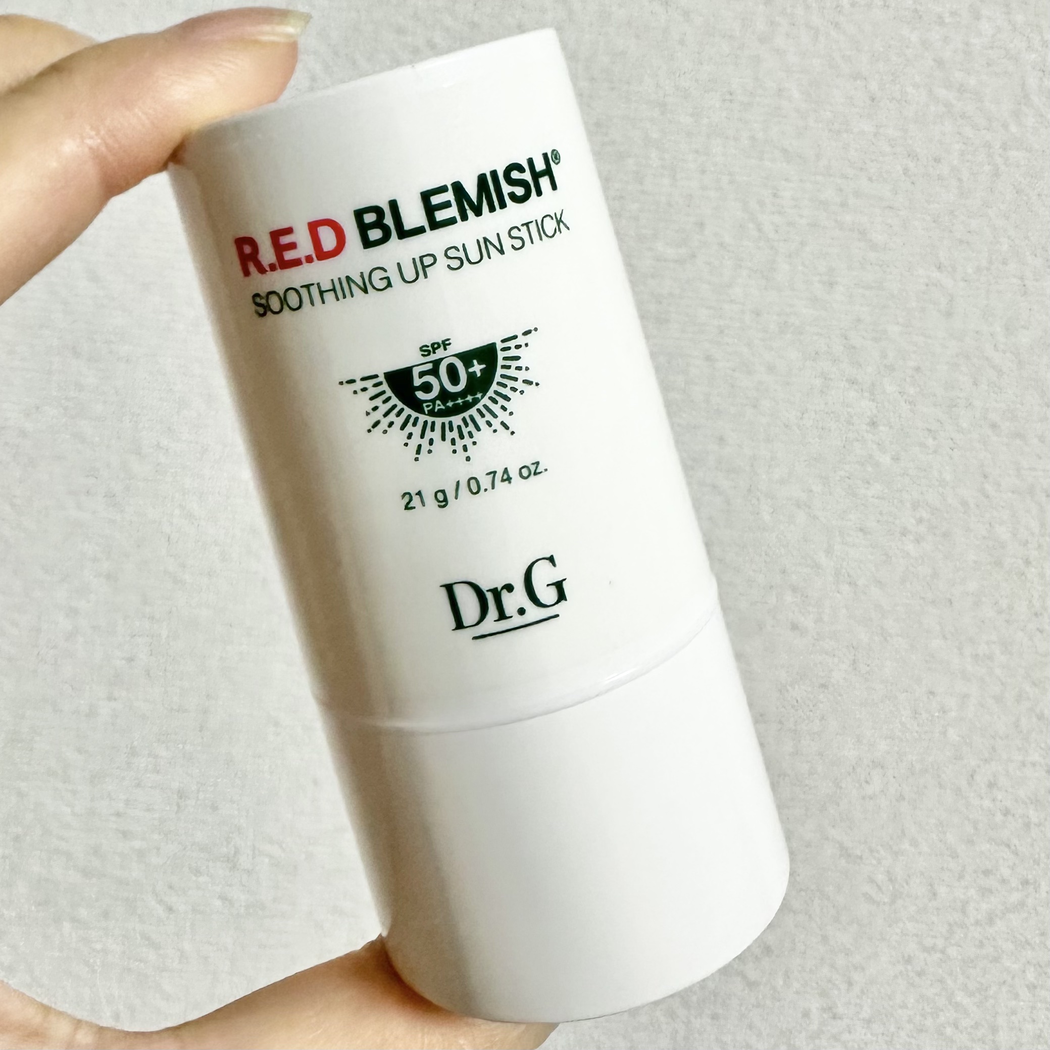 レッドブレミッシュスージングアップサンスティック/Dr.G/日焼け止めスティックを使ったクチコミ（1枚目）
