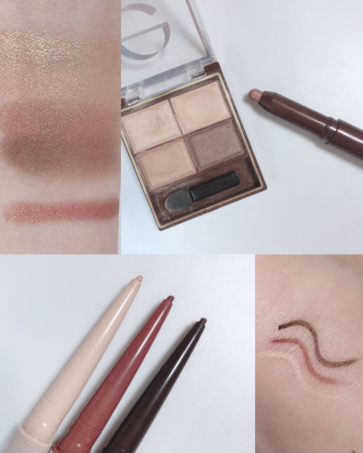 スキニーリッチシャドウ/excel/アイシャドウパレットを使ったクチコミ（3枚目）