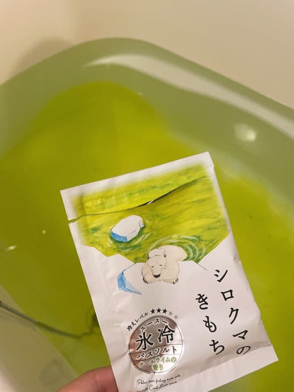 シロクマのきもち スースー氷冷バスソルト /グローバル プロダクト プランニング/入浴剤を使ったクチコミ(1枚目)