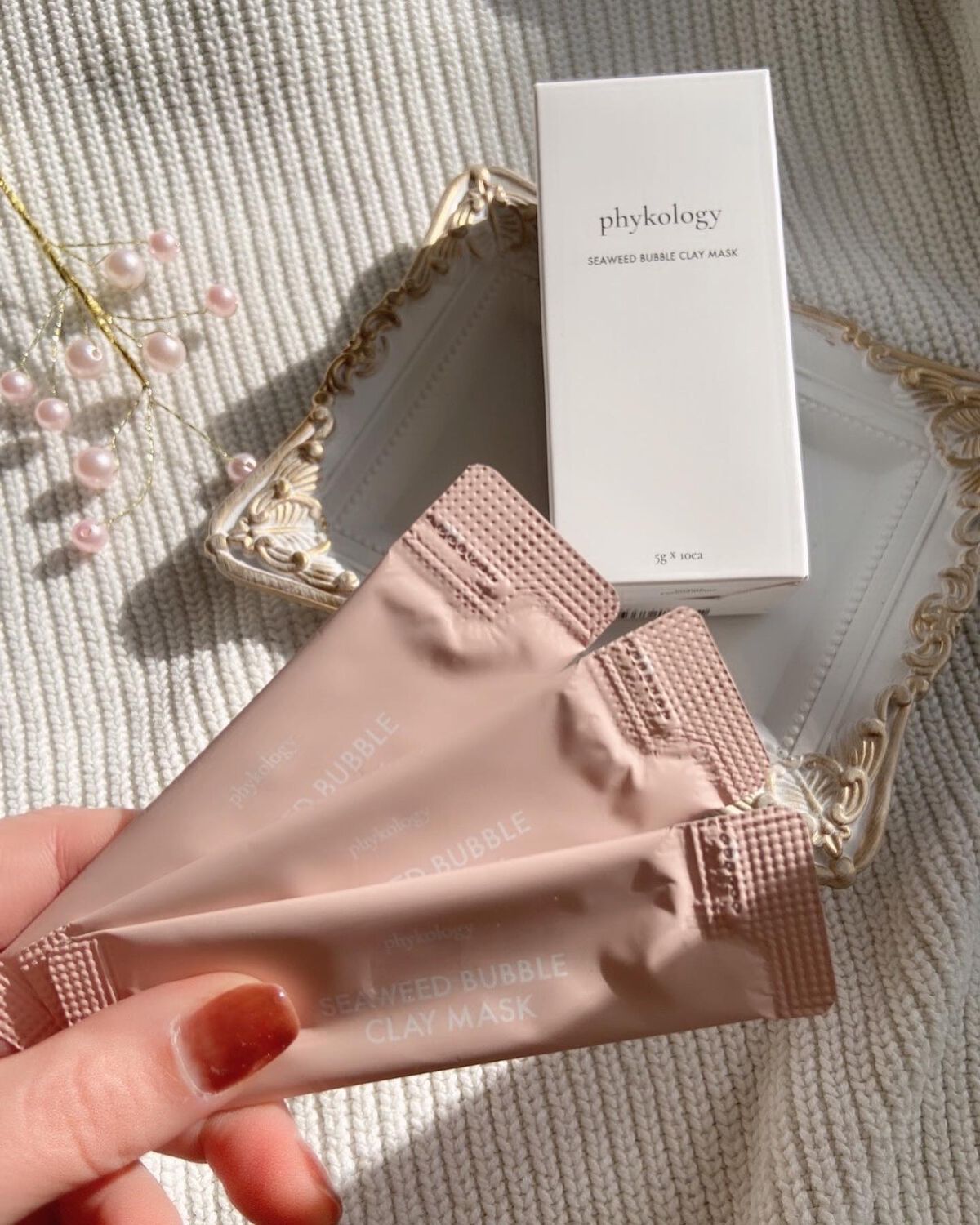 海藻（シーウィード）バブル クレイマスク/phykology/洗い流すパック・マスクを使ったクチコミ（3枚目）