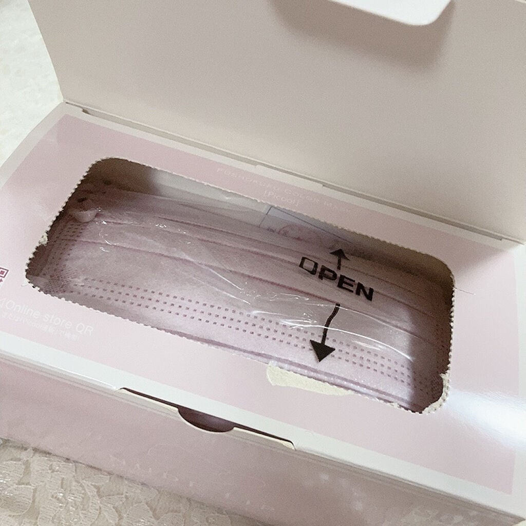 不織布 カラーマスク/Picool/マスクを使ったクチコミ(2枚目)