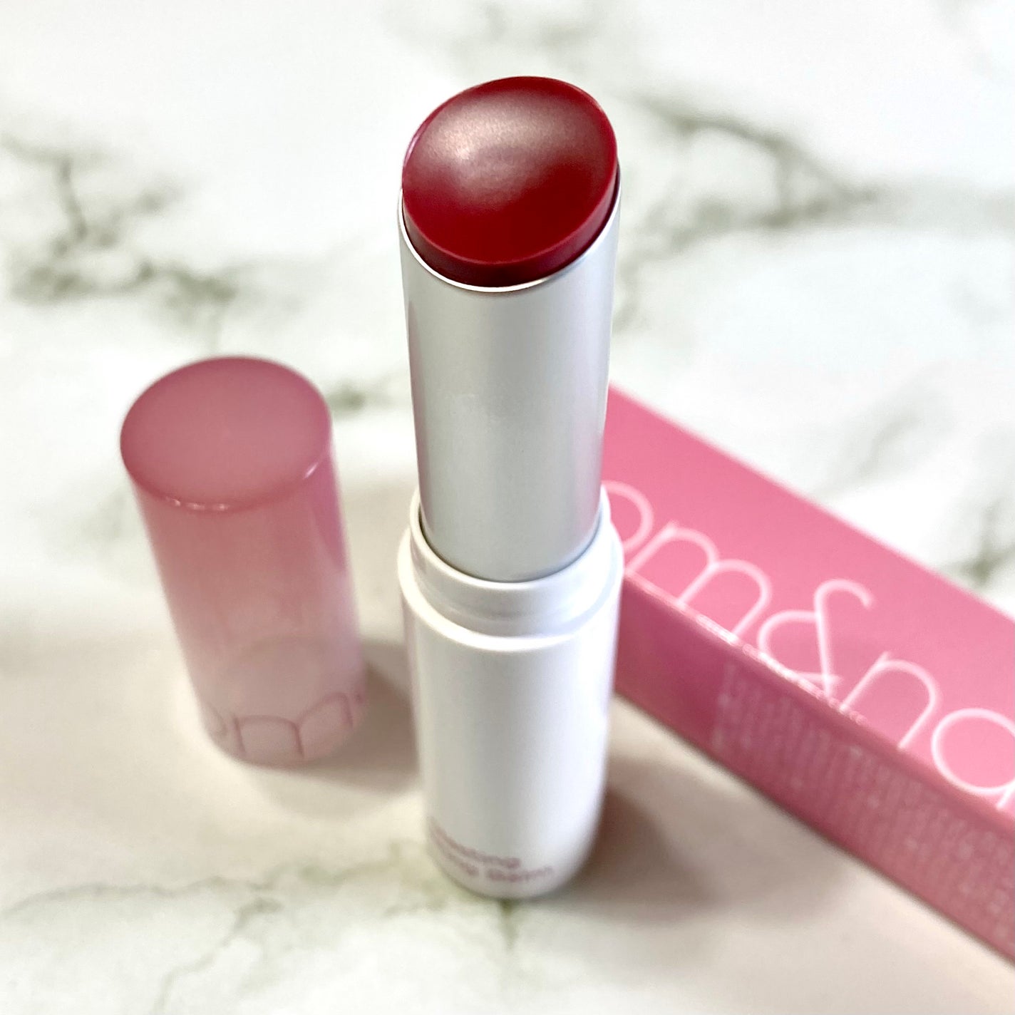 グラスティングメルティングバーム/rom&nd/リップバームを使ったクチコミ(4枚目)