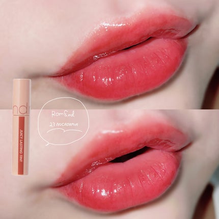 ジューシーラスティングティント/rom&nd/リップティントを使ったクチコミ(2枚目)