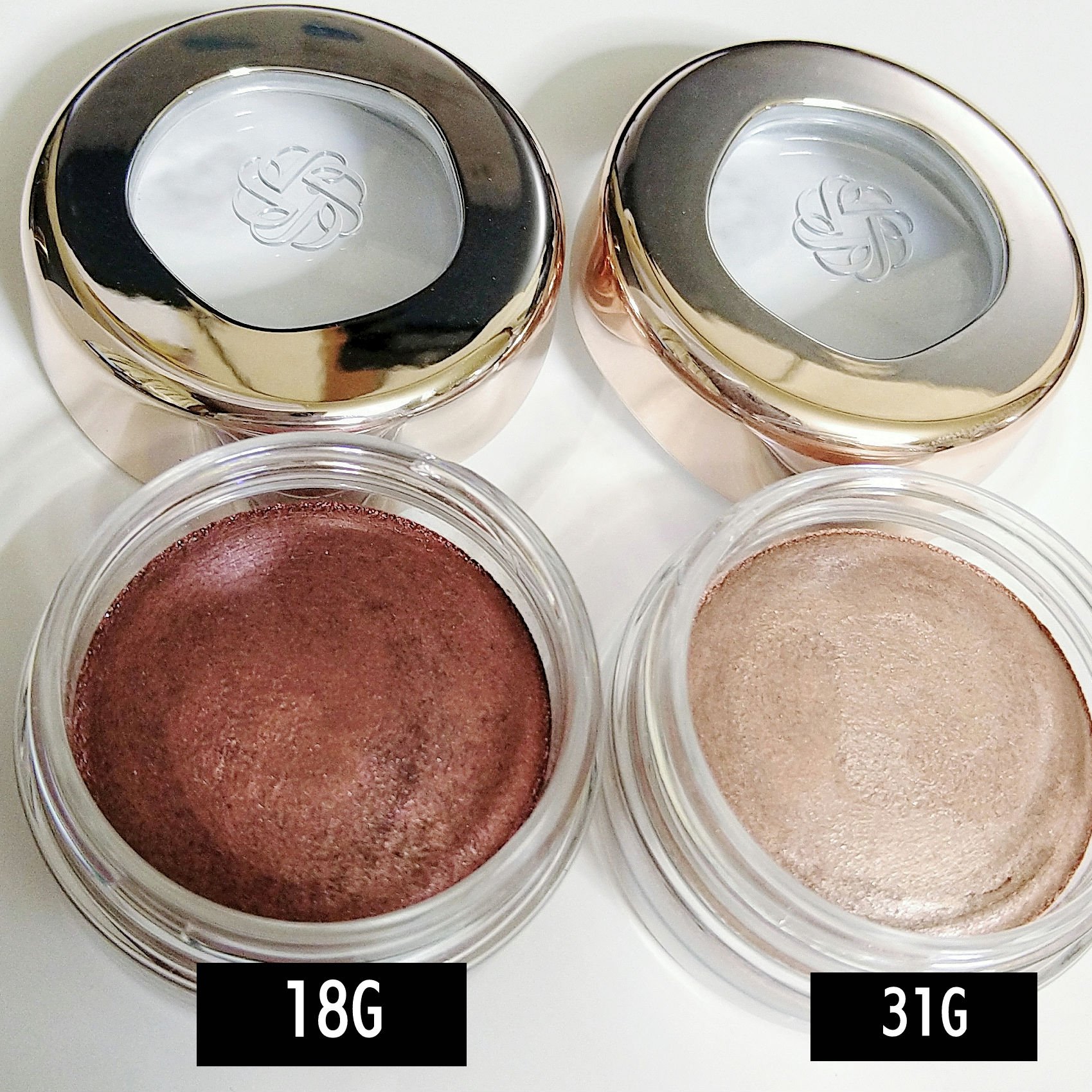 アイグロウジェム スキンシャドウ 31G sunlit skin/DECORTÉ/ジェル・クリームアイシャドウを使ったクチコミ（3枚目）