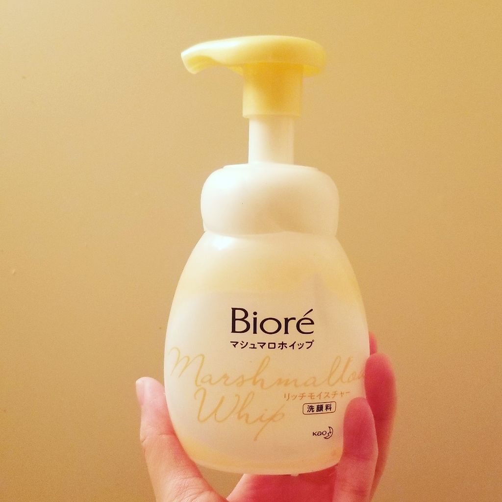 マシュマロホイップ リッチモイスチャー/ビオレ/泡洗顔を使ったクチコミ（1枚目）