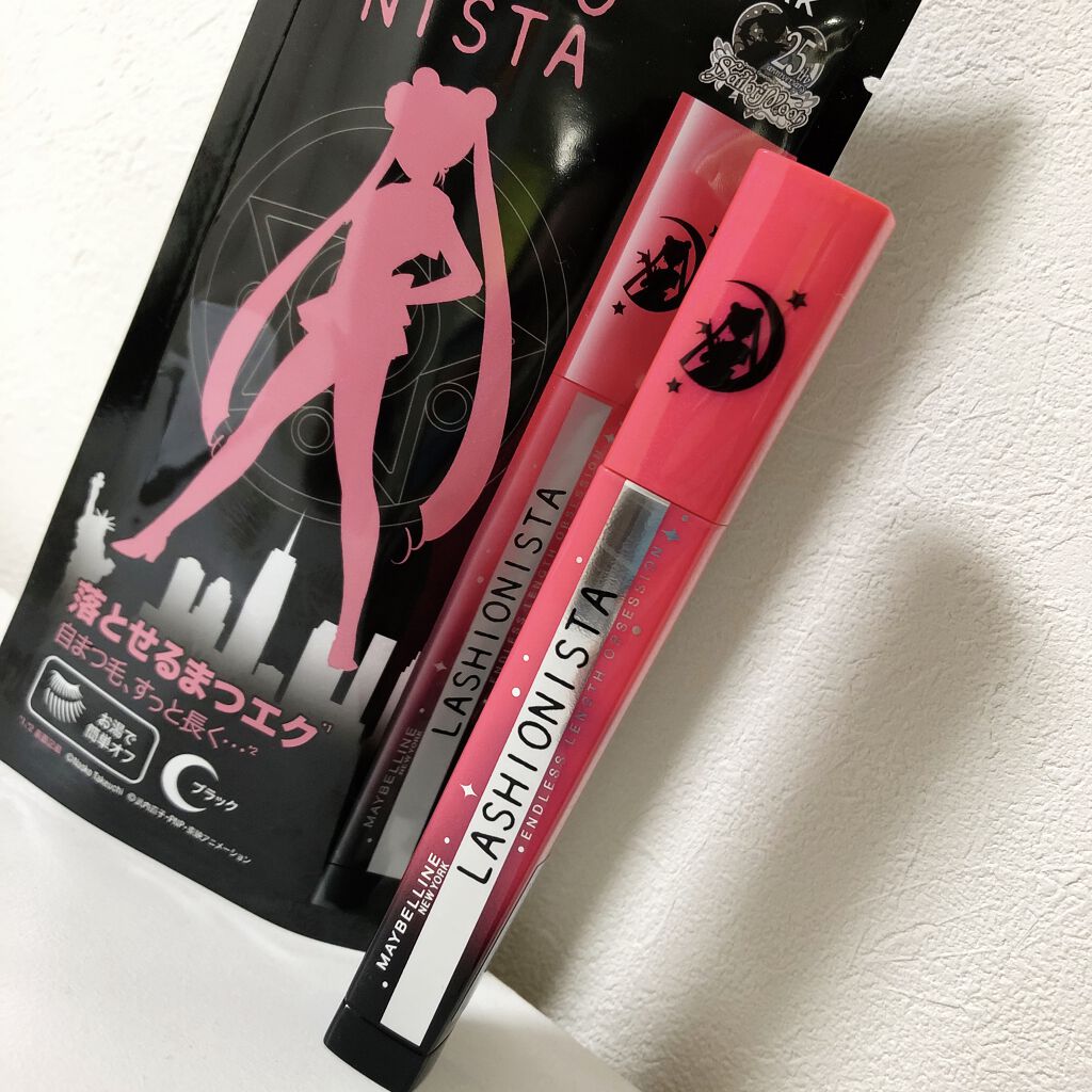 ラッシュニスタ N SM01 ブラック（美少女戦士セーラームーン コレクション ）/MAYBELLINE NEW YORK/マスカラを使ったクチコミ（1枚目）