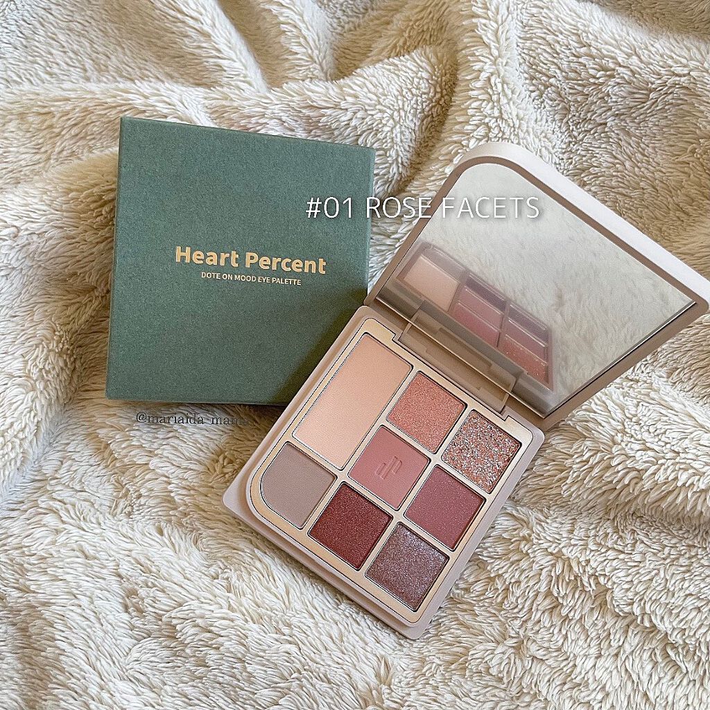 ドットオンムードアイパレット/Heart Percent/アイシャドウパレットを使ったクチコミ（1枚目）