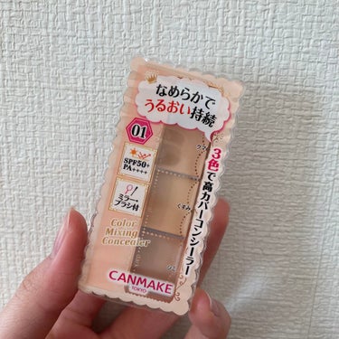 カラーミキシングコンシーラー/キャンメイク/パレットコンシーラーを使ったクチコミ（1枚目）