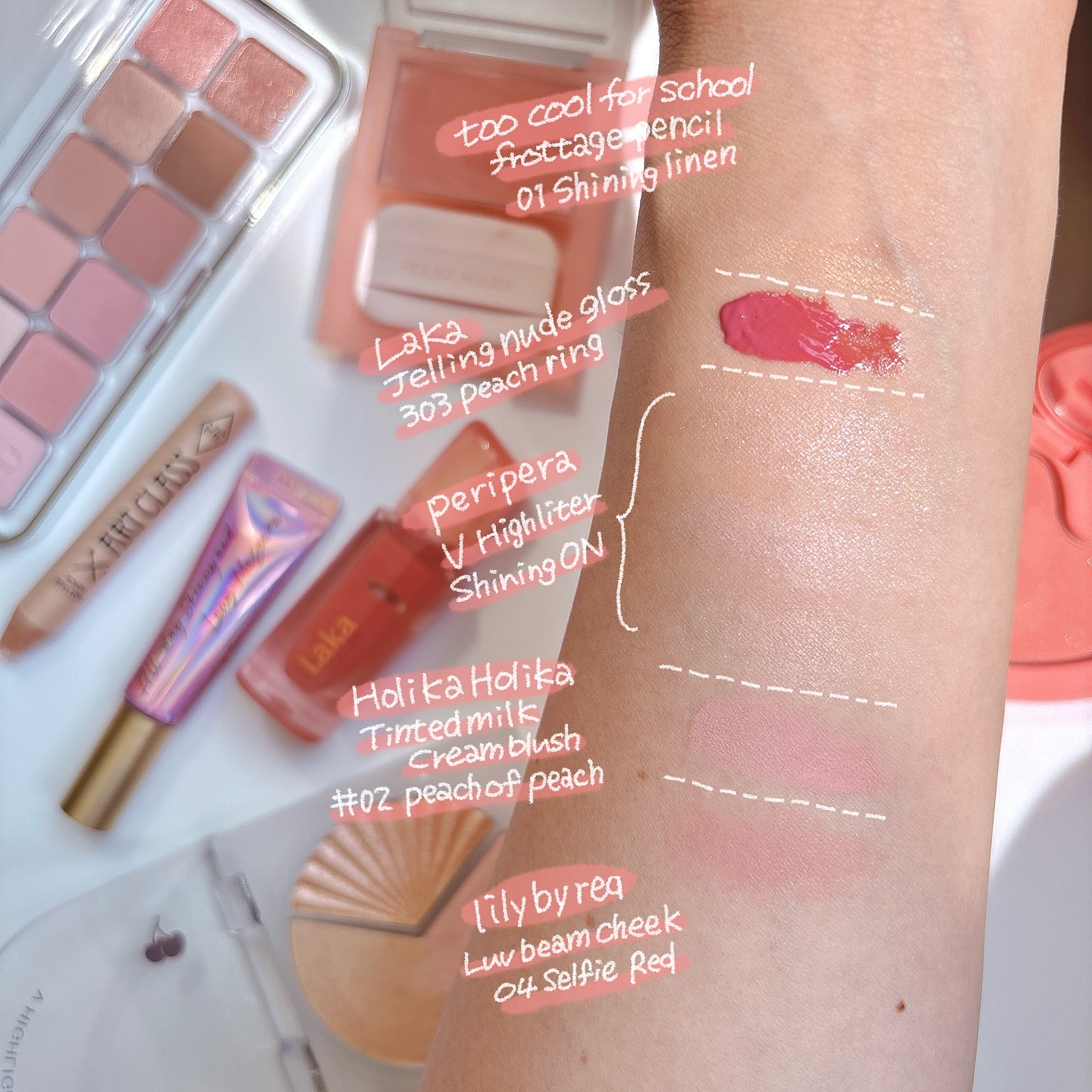 Luv Beam Cheek #04 Selfie Red/lilybyred/パウダーチークを使ったクチコミ（3枚目）