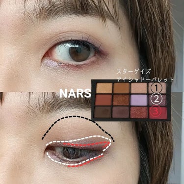 スターゲイズ アイシャドーパレット/NARS/アイシャドウパレットを使ったクチコミ（3枚目）