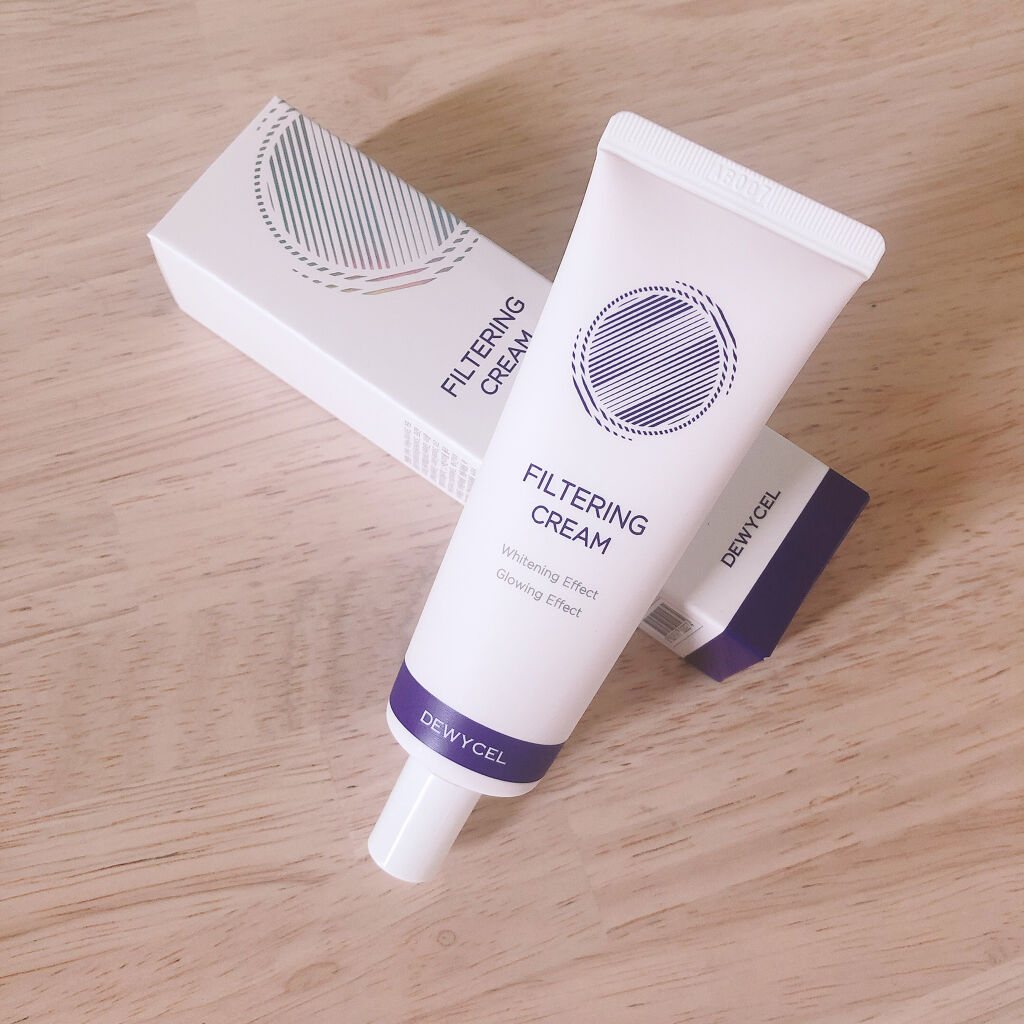 フィルタリングクリーム/DEWYCEL/日焼け止めクリームを使ったクチコミ（1枚目）