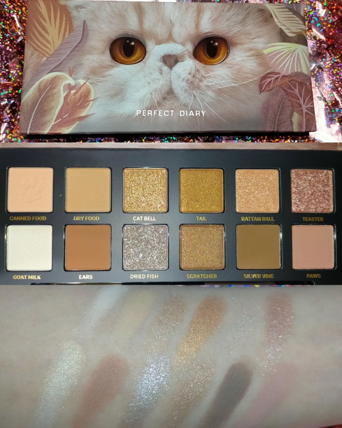 エクスプローラ12色 動物アイシャドウパレット/PERFECT DIARY/アイシャドウパレットを使ったクチコミ（2枚目）
