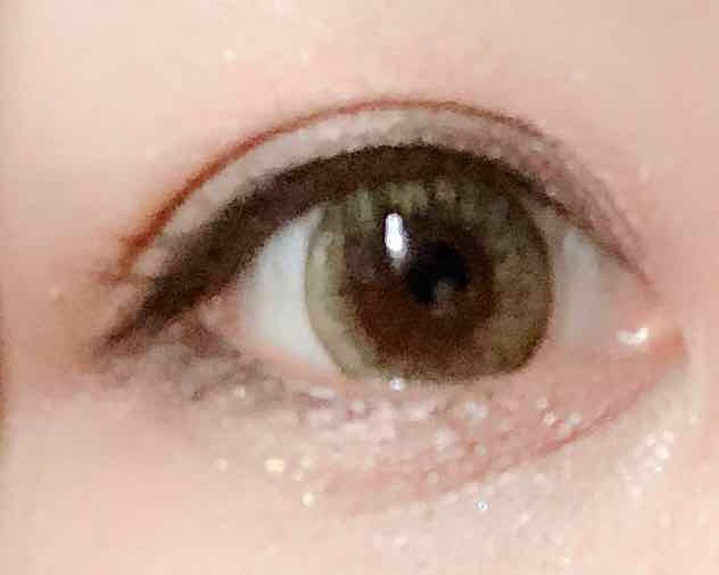 eye closet １day SweetSeries "Girly"（アイクローゼットワンデースウィートシリーズ ガーリー） Airy Olive/EYE CLOSET/ワンデー（１DAY）カラコンを使ったクチコミ（2枚目）