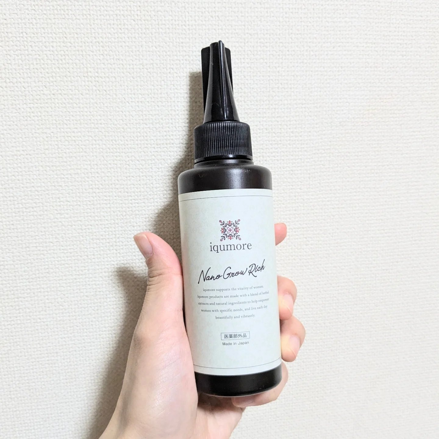 ナノグロウリッチ/iqumore/頭皮ローションを使ったクチコミ（2枚目）