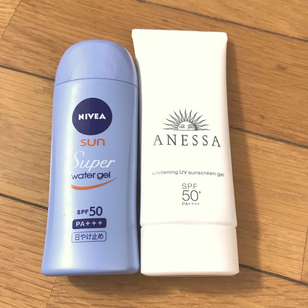 ホワイトニングUV ジェル n/アネッサ/日焼け止め・UVケアを使ったクチコミ（1枚目）