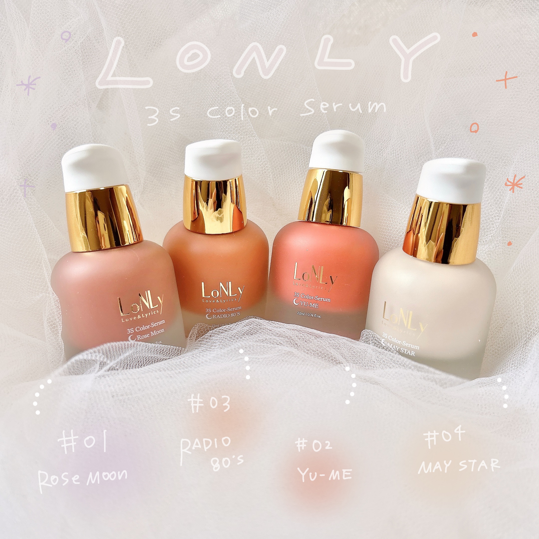 3S カラーセラム/LoNLy /リキッドチークを使ったクチコミ（1枚目）