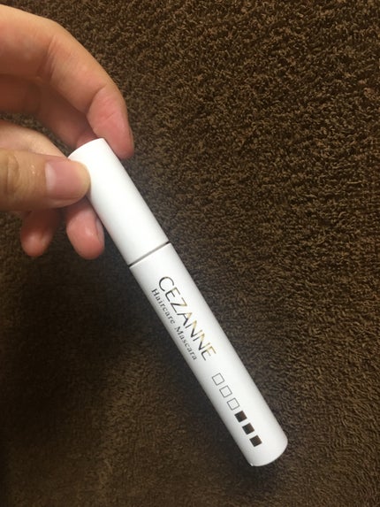 ヘアケアマスカラ/CEZANNE/ヘアジェルを使ったクチコミ(1枚目)