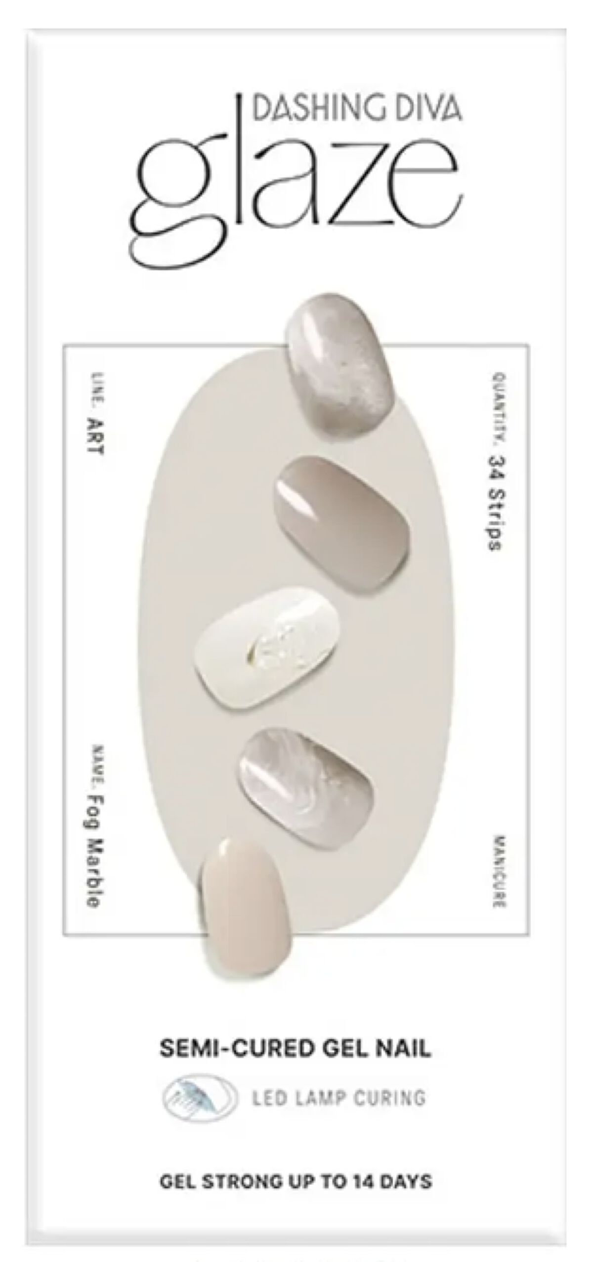 glaze HAND 2023 SPRING ART COLLECTION  ZMA409NJ Fog Marble