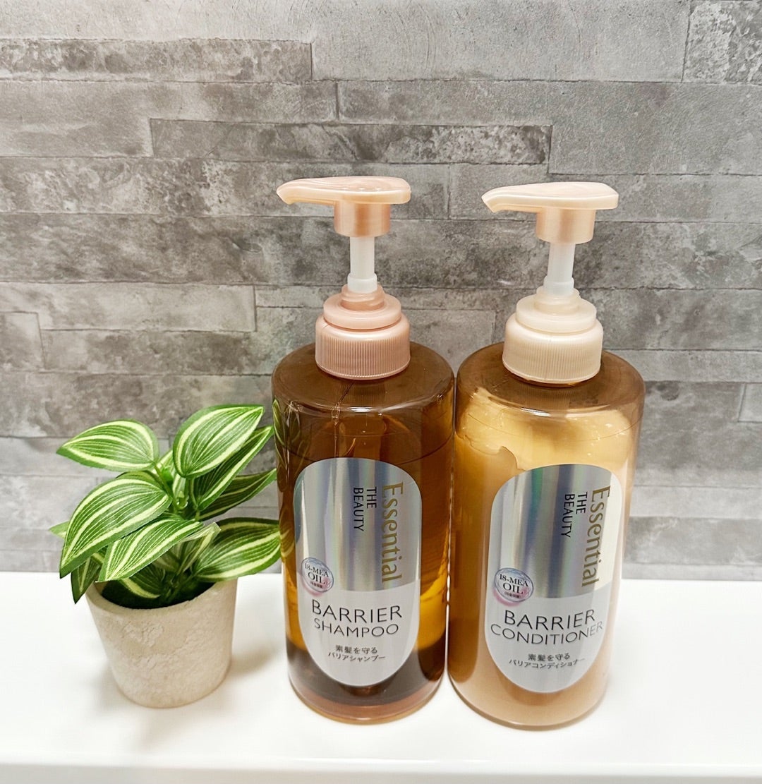 ザビューティ 髪のキメ美容素髪を守る バリアシャンプー/コンディショナー/エッセンシャル/シャンプー・コンディショナーを使ったクチコミ(1枚目)