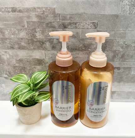 ザビューティ 髪のキメ美容素髪を守る バリアシャンプー/コンディショナー/エッセンシャル/シャンプー・コンディショナーを使ったクチコミ(1枚目)