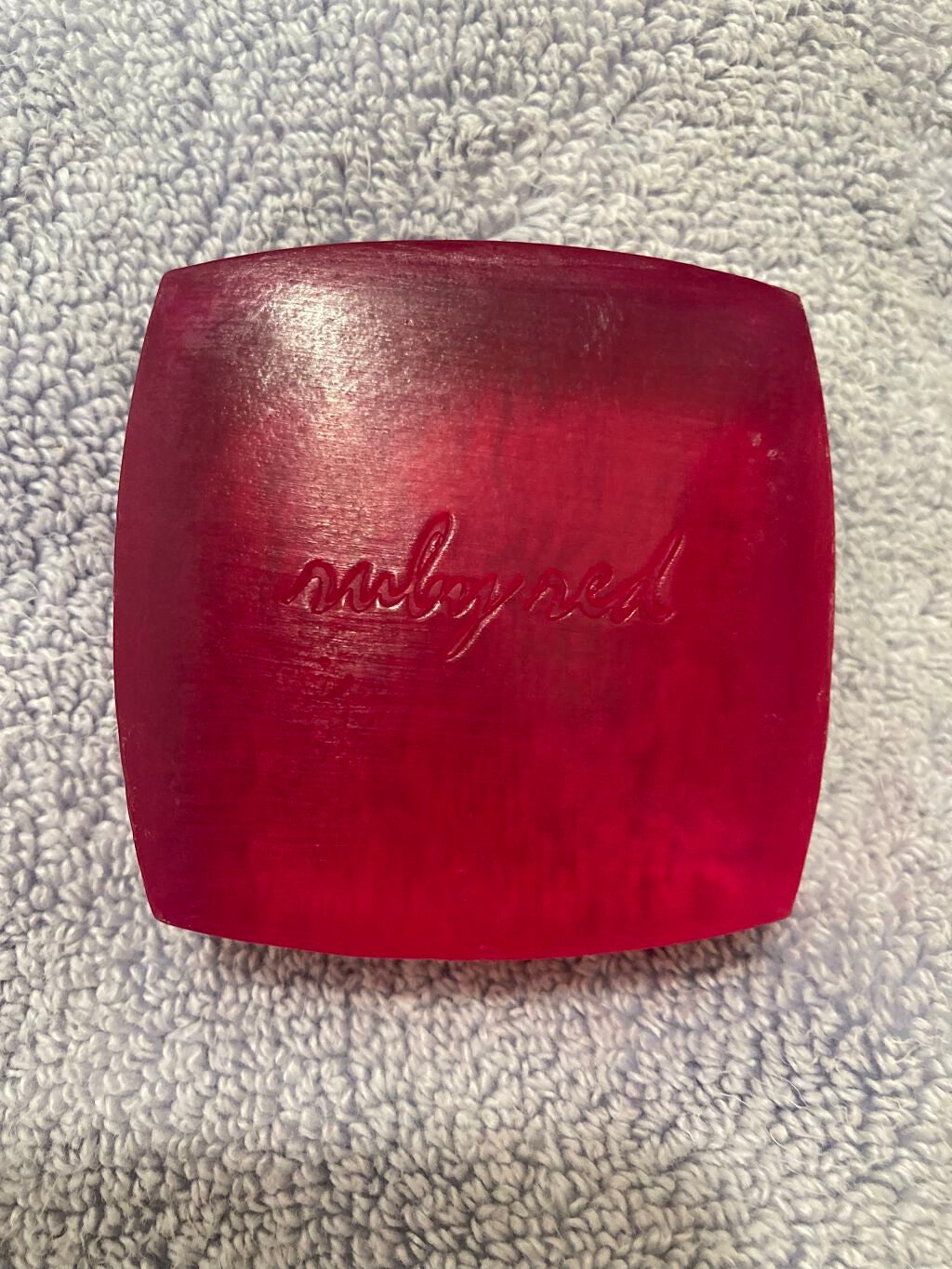 ホネケーキ(ルビーレッド)/SHISEIDO/洗顔石鹸を使ったクチコミ(3枚目)