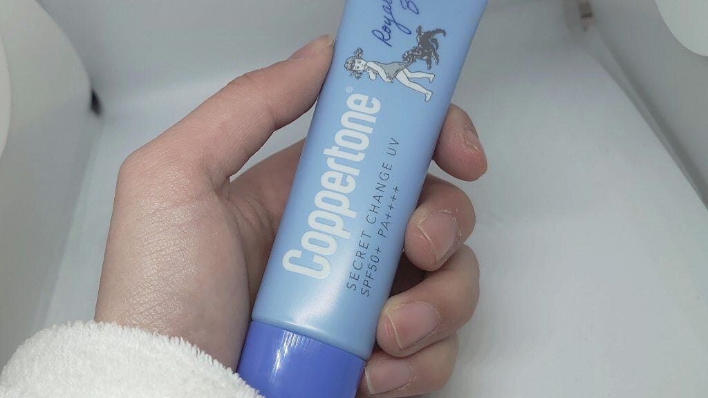 コパトーン シークレットチェンジUV ロイヤルブルー/コパトーン/日焼け止めジェルを使ったクチコミ(2枚目)