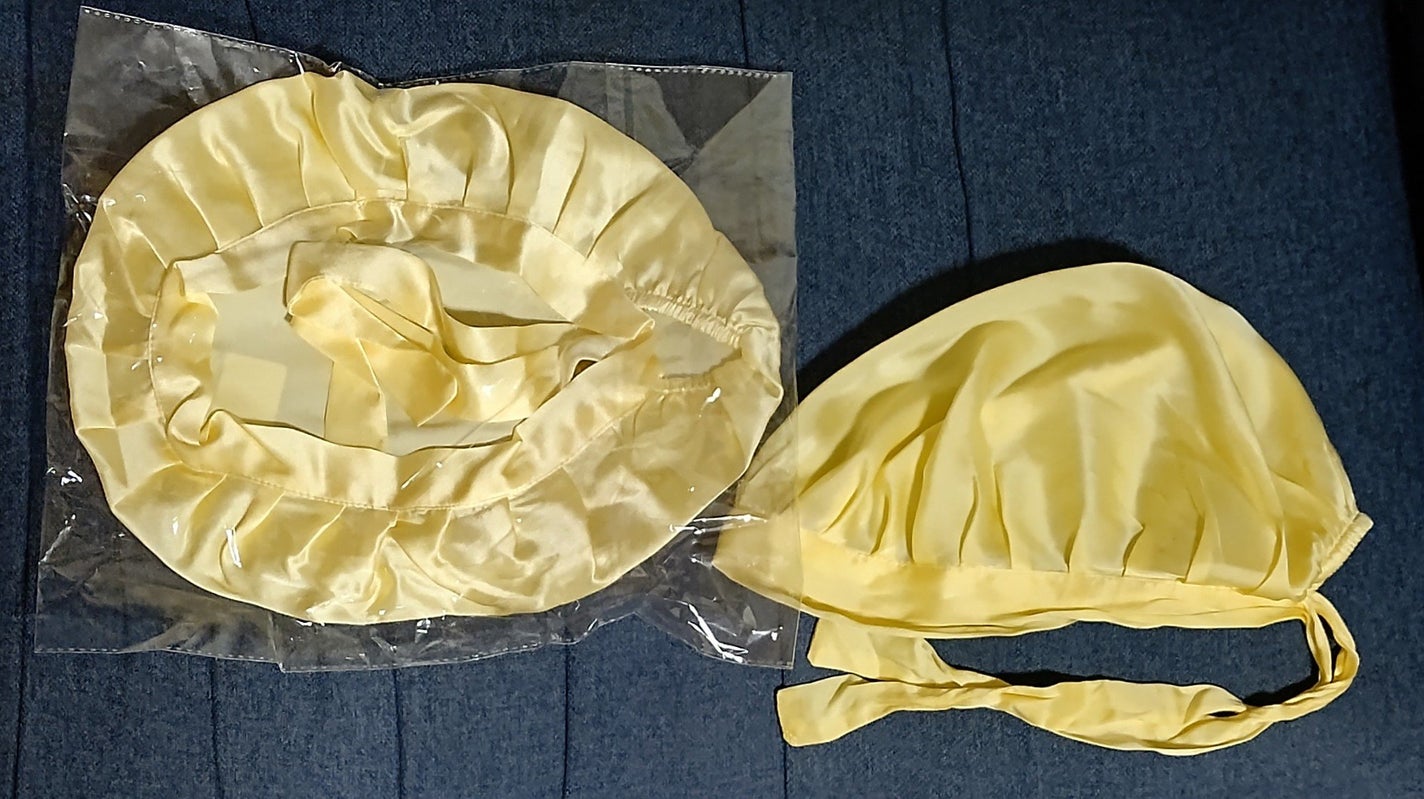 ナイトキャップ シルク100%/LilySilk/ヘアケアグッズを使ったクチコミ(1枚目)