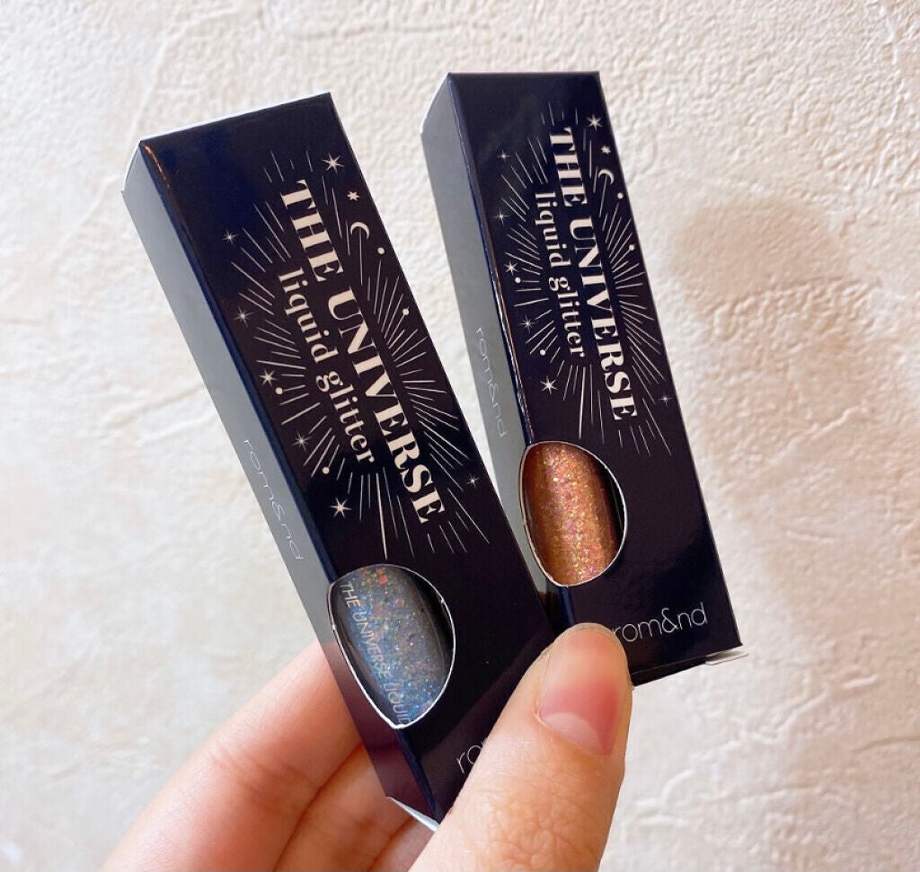 リキッド グリッター シャドウ/rom&nd/グリッターを使ったクチコミ(3枚目)