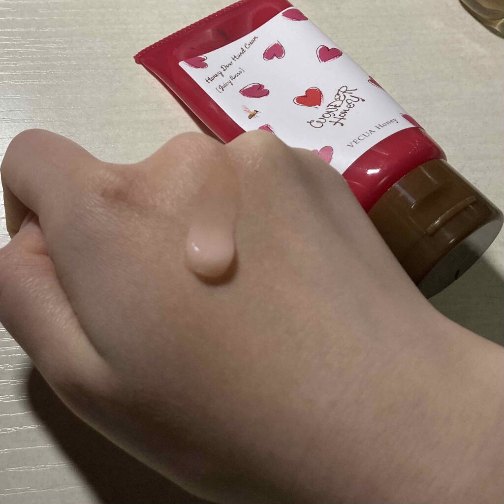 ワンダーハニー とろとろハンドクリーム ジューシーロッソ/VECUA Honey/ハンドクリームを使ったクチコミ（2枚目）