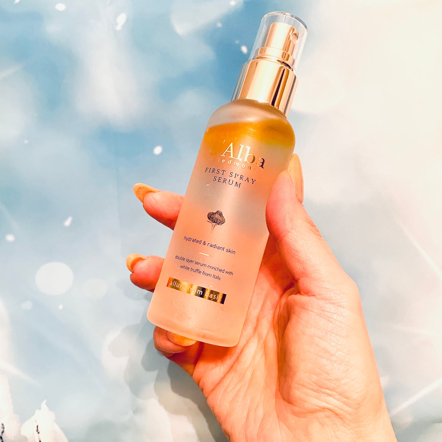 ダルバ ホワイトトリュフファーストスプレーセラム/ダルバ/ミスト状化粧水を使ったクチコミ(1枚目)