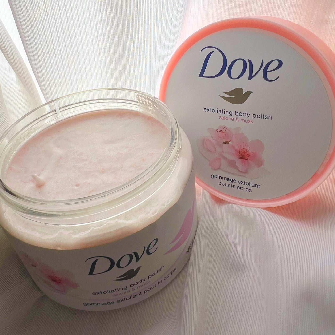 ダヴ ふわとろ クリーミースクラブ サクラ&ムスク/ダヴ/ボディスクラブを使ったクチコミ(2枚目)