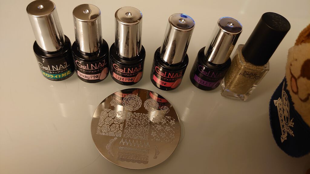 ジェルネイル（ライト対応）/セリア/ジェルネイルを使ったクチコミ（2枚目）